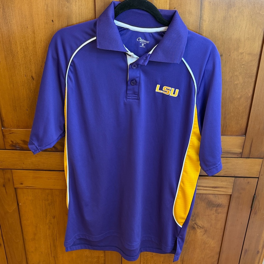 LSU Tigers Men's Purple & Gold Polo Shirt by Chiliwear